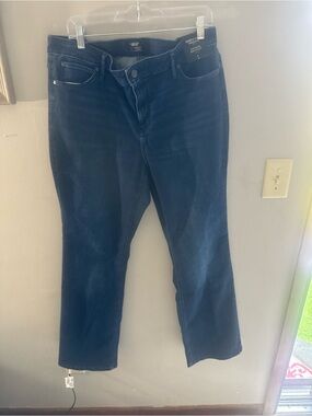 Vera Wang women Dark Indigo Straight Jeans